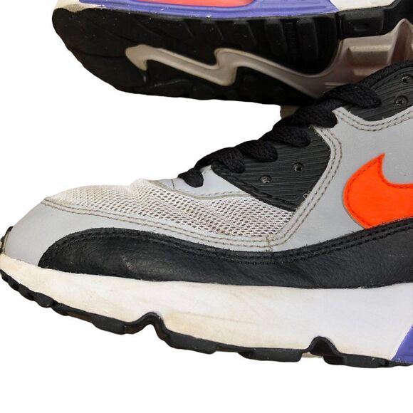 Rare 2015 nike air max 90 mesh GS 'Wolf grey' size 8.5 - Picture 11 of 16